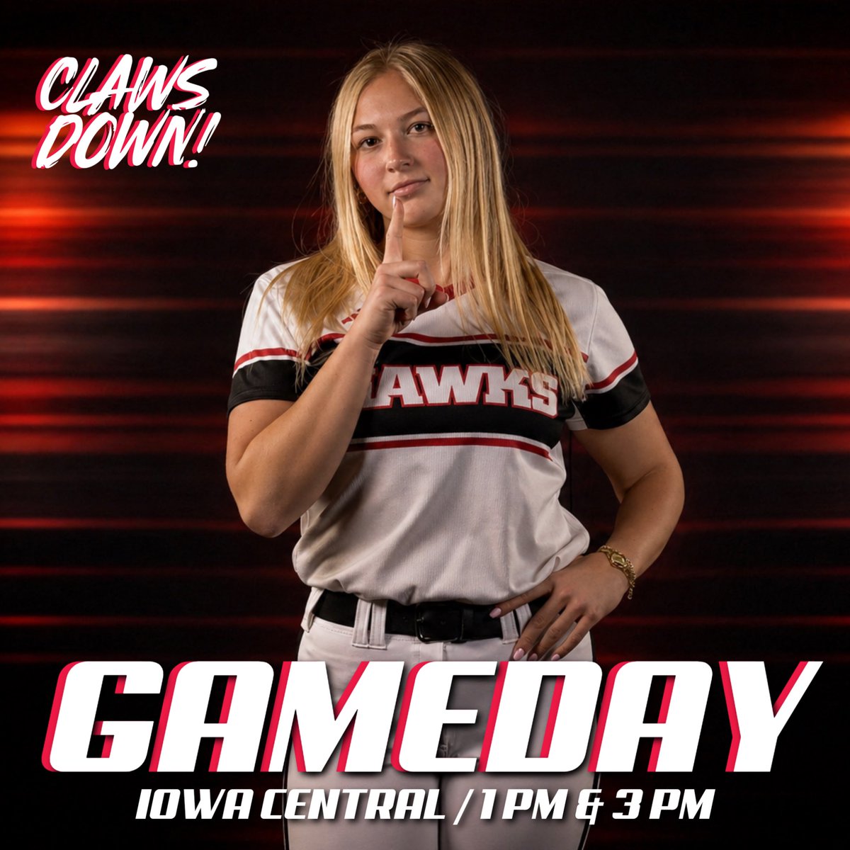 NortheastCCSB's tweet photo. 𝗙𝗜𝗡𝗔𝗟 𝗦𝗔𝗧𝗨𝗥𝗗𝗔𝗬 𝗢𝗙 𝗧𝗛𝗘 𝗥𝗘𝗚𝗨𝗟𝗔𝗥 𝗦𝗘𝗔𝗦𝗢𝗡!

Games 5️⃣6️⃣ &amp; 5️⃣7️⃣
🆚: No. 25 Iowa Central Community College
⌚️: 1 PM &amp; 3 PM
📍: Fort Dodge, Iowa
📺📱🖥: https://t.co/SOOFurJ3l6
📊: https://t.co/GeCzcJvjU3

#ClawsDown | 🔴⚫️⚪️🥎 https://t.co/rczWZ9eTaw