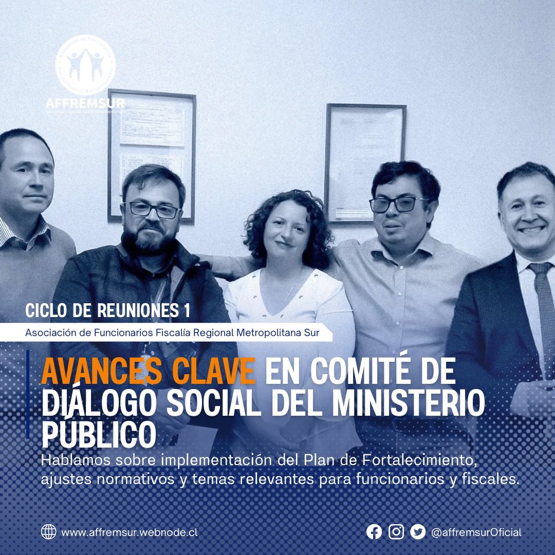 Asociación de Funcionarios Fiscalía Sur y Nacional tweet media