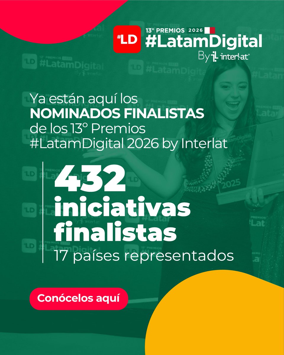13º Premios #LatamDigital 2026 By Interlat tweet media