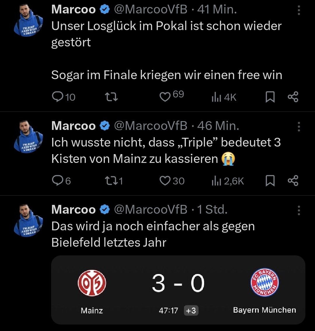 munich_4ever's tweet photo. Ein Spiel geht halt 90 Minuten kleiner https://t.co/XXNs77KndK