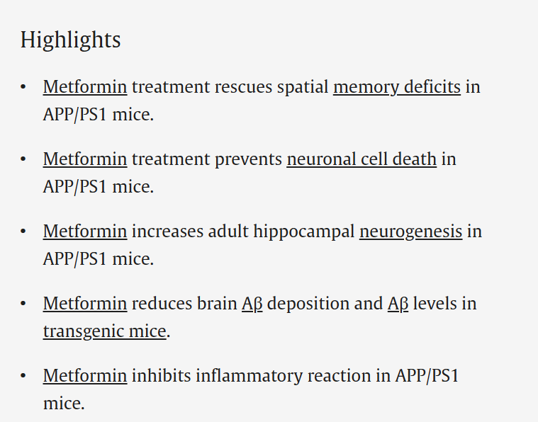 exosome's tweet image. #metformin for #longevity ??

Well looks like it may work on #alzheimers

pubmed.ncbi.nlm.nih.gov/29253574/