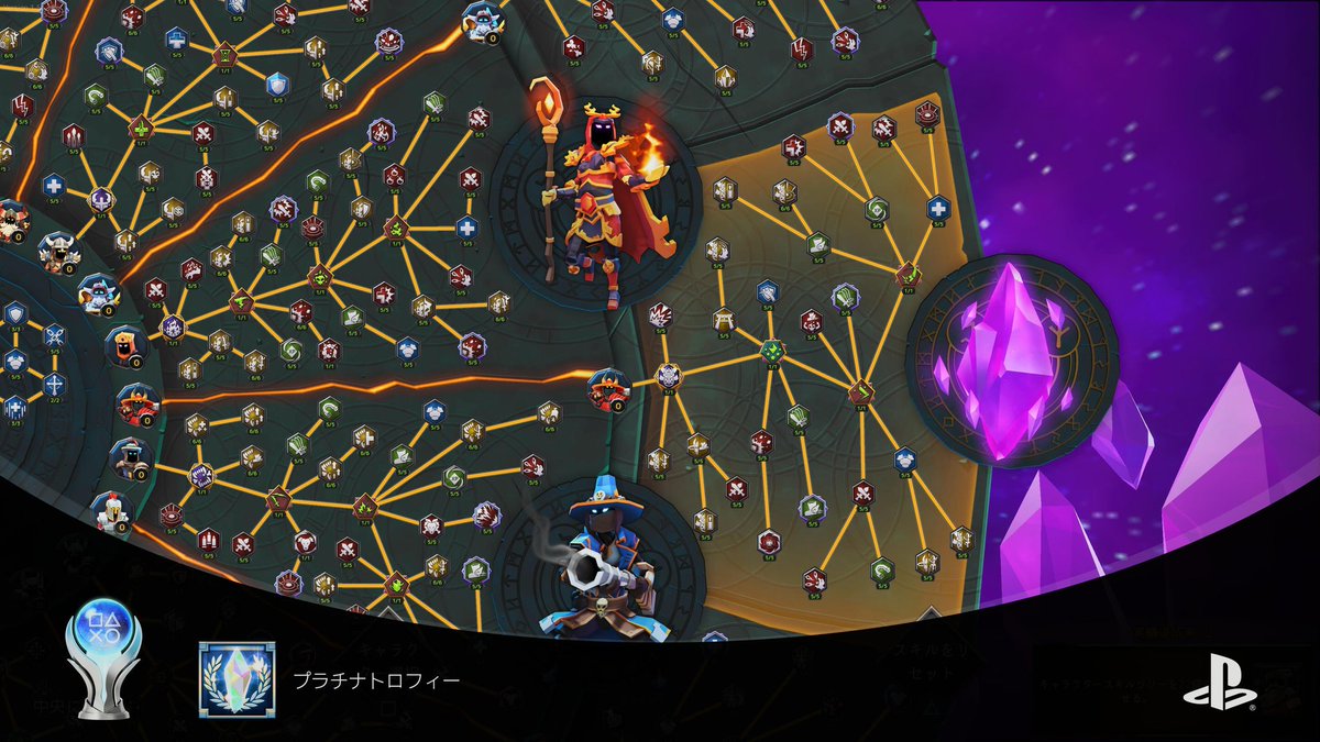 nanashi_AS's tweet photo. #SoulstoneSurvivors
トロコン
楽しかった。
ヴァンサバ系。HP回復手段の少なさとよそ見すると床ペロする紙装甲なので、バフデバフばら撒いて火力を上げてヤられる前にヤる。派手さがなくなるけど攻撃エフェクトはOFF推奨。 https://t.co/OdDQYkuTDj