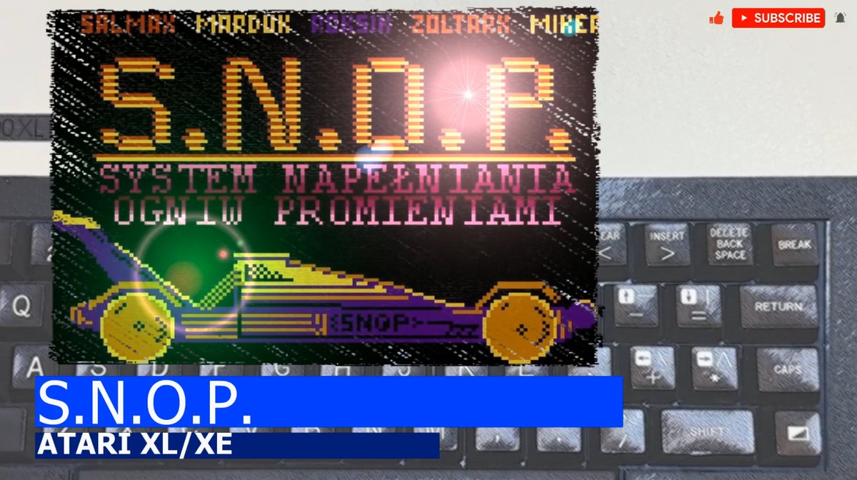 SabermanYT's tweet image. Atari XL/XE -=S.N.O.P. System Napełniania Ogniw Promieniami=-
youtube.com/watch?v=3DA-6e…
#atari #atari8bit #retronews #retrocomputing #indieretronews