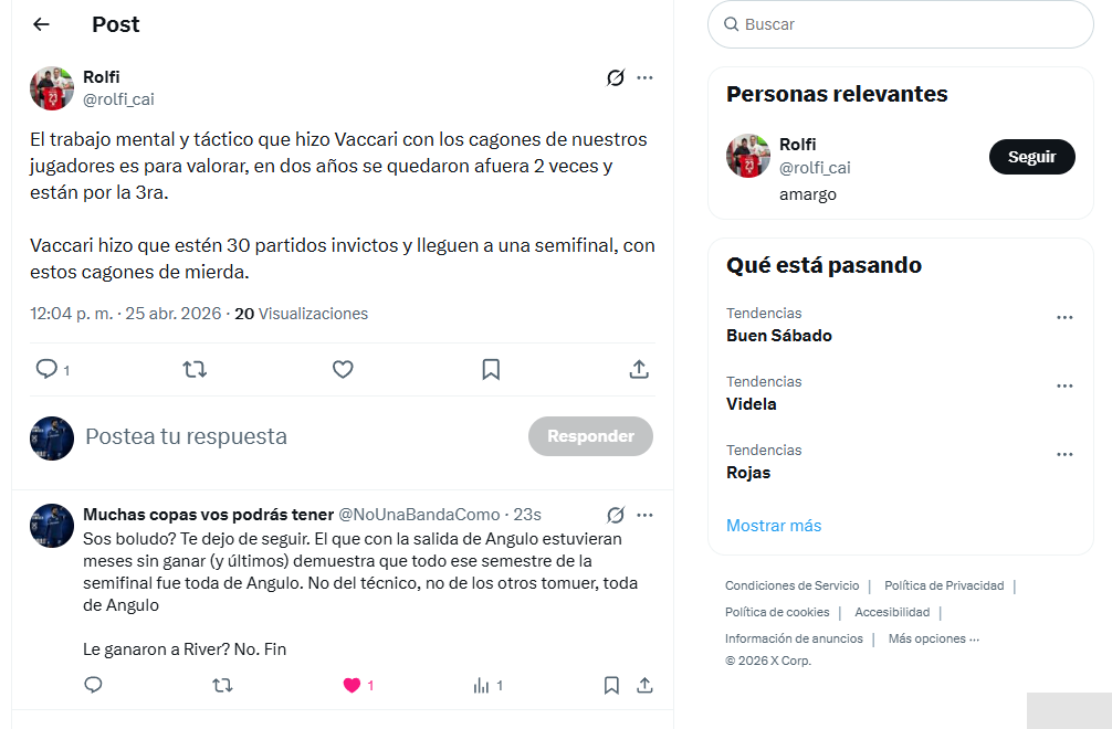 Muchas copas vos podrás tener tweet media