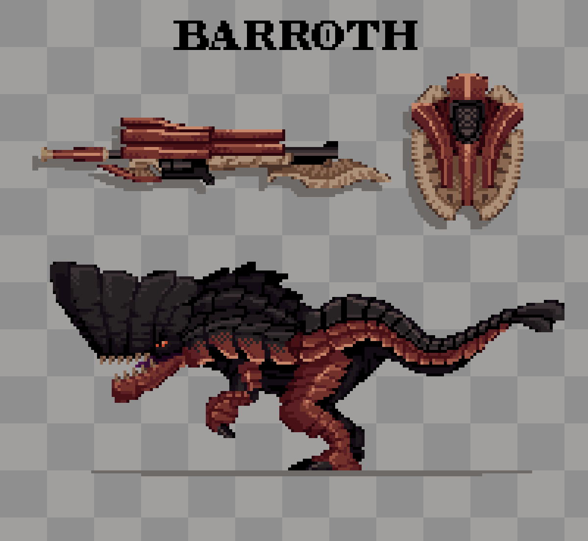 ElTijeras7's tweet photo. BARROTH NATION STAYS WINNING!!!!!!!!!!!!!!!!!!!!!!!!!!!!!!!!!

[ #Pixelart || #MHW ] https://t.co/rS58sgwe4r
