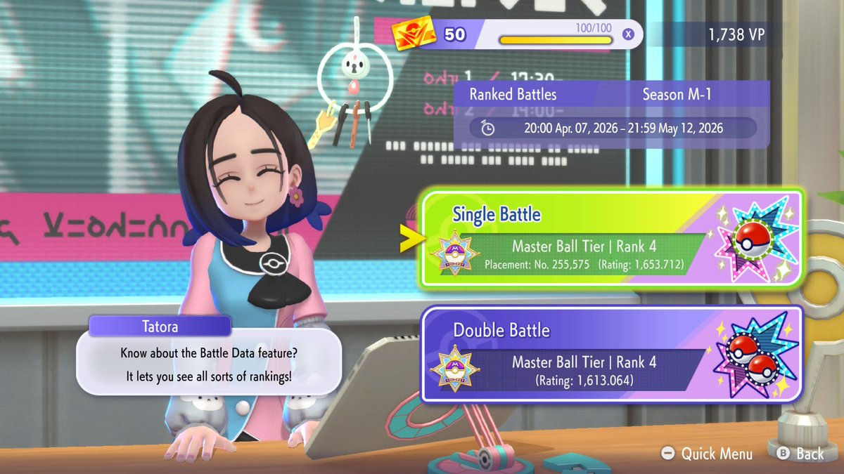 OKAY! Finally made it to Master Ball in Pokemon Champions in BOTH Single Battle &amp; in Pokémon Champions Double Battle! ✨

Again I was mostly winging it with Dittos &amp; Zoroarks and without "Research" but I finally did it! 😉

#NintendoSwitch #Pokemon #PokemonChampions