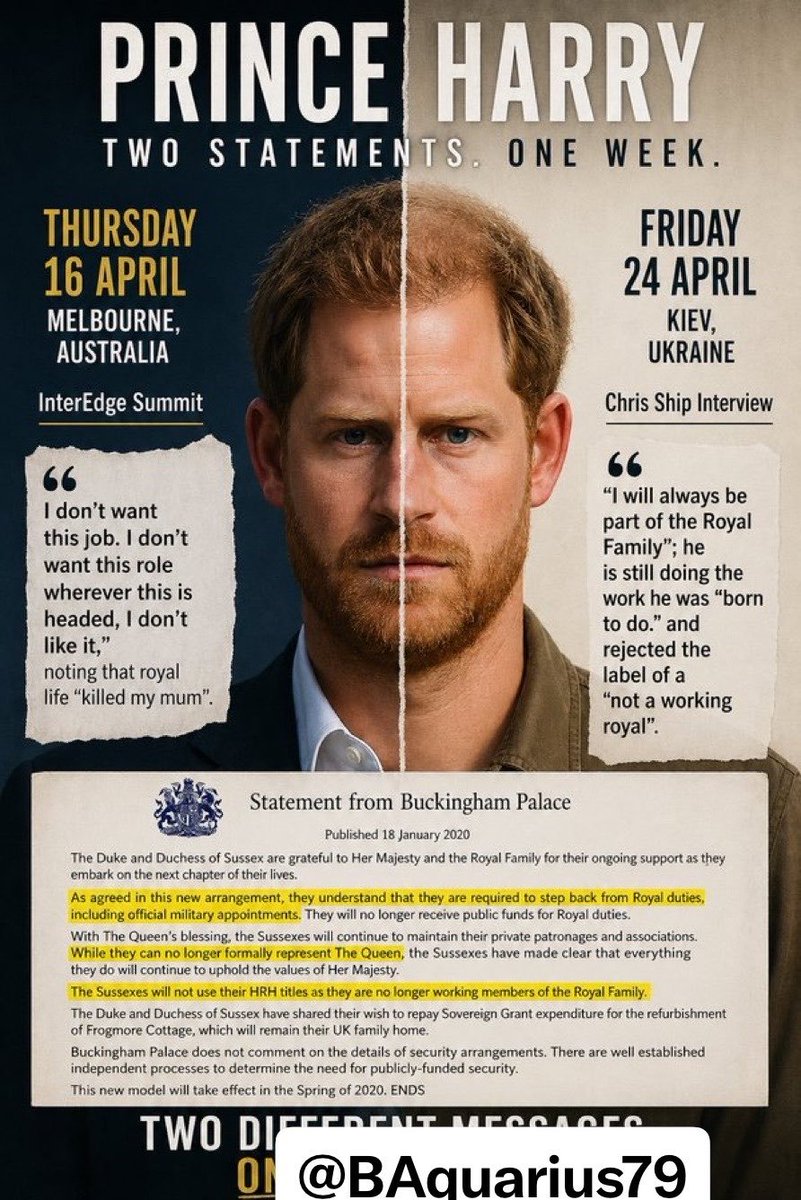 WeeBee333's tweet photo. #FuckOffHarry   #BunkerHarry

Too STUPID to pass tests at Eton, he had to have his teacher's take HIS tests FOR HIM

Too STUPID to pass his pilot's exam, he was NOT ALLOWED to fly a helicopter alone

Too STUPID to figure out, he was being manipulated by a HOOKER, He married her https://t.co/x7LveTb1p0