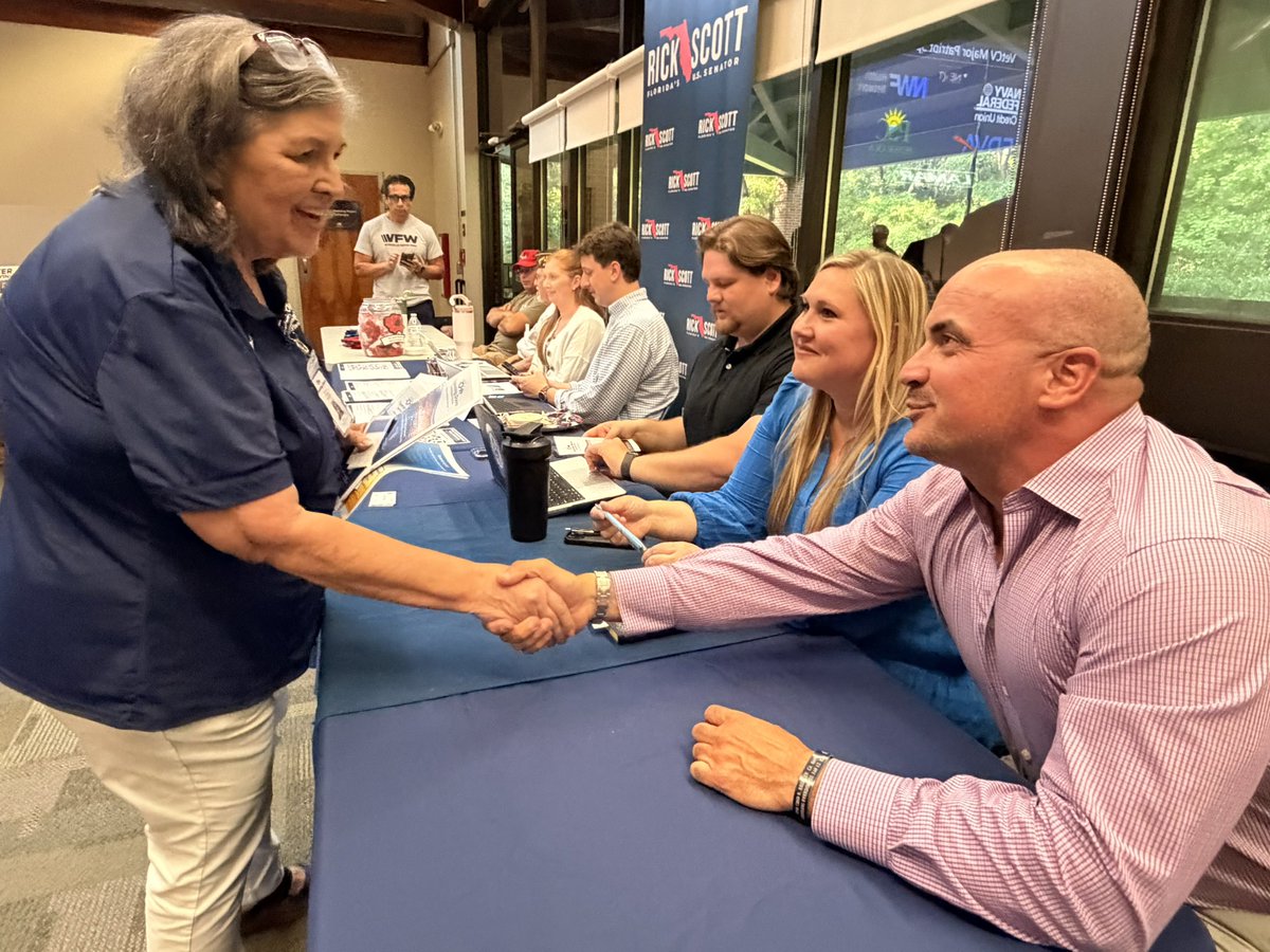 PatronisFL's tweet photo. Yesterday, my staff attended the Veteran Resource Fair in Milton, an event dedicated to connecting those who served with the support and services they’ve earned. https://t.co/o6Awn2LA0b
