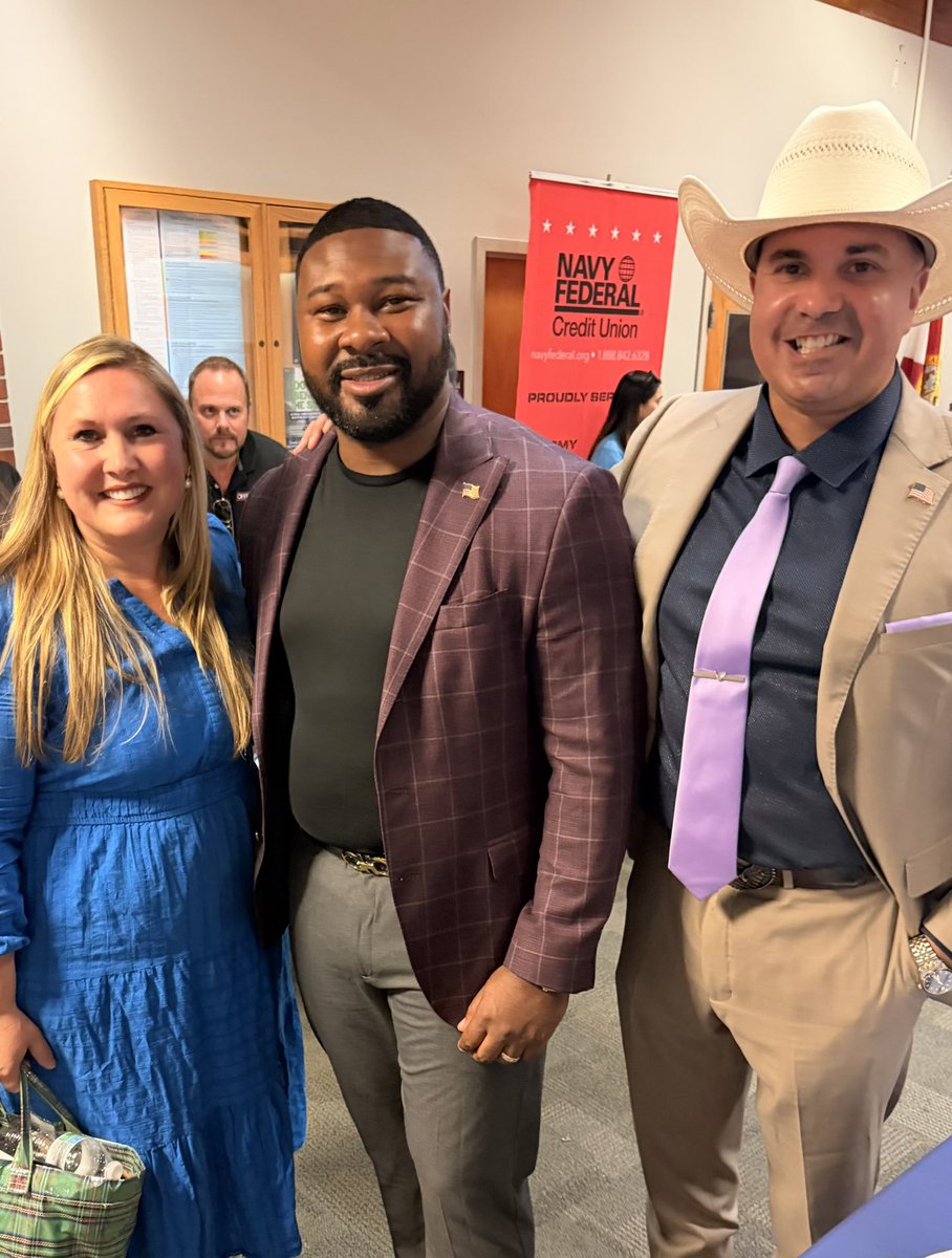 PatronisFL's tweet photo. Yesterday, my staff attended the Veteran Resource Fair in Milton, an event dedicated to connecting those who served with the support and services they’ve earned. https://t.co/o6Awn2LA0b