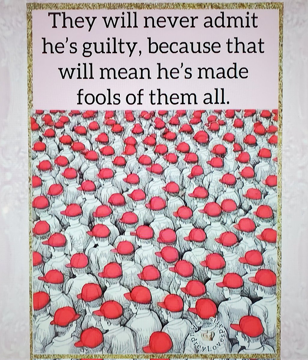 Ginafurlynn's tweet photo. @ImBreckWorsham @Bebes_Scrubs He has been conning #Maga more than anyone for over a decade now.
They are either too gullible to realize it, or too embarrassed to admit it.
#PromisesMade =
#PromisesBroken
#AmericaLast
⬇️ https://t.co/0a8Y50BaIW