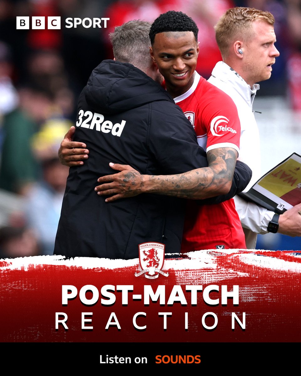 BBCTeesSport's tweet image. Listen as @pauladdo, @nmaddo &amp;amp; @danamalt take your reaction to Middlesbrough's emphatic 5-1 win against Watford 🔊 bbc.in/41YHRIn

#Boro | #UTB | #BBCFootball
