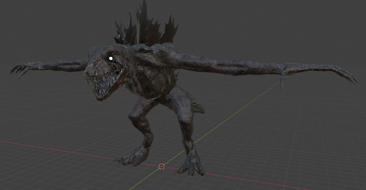 MEGAF0XX's tweet photo. I guess I haven't shown this guy properly 
This is Niloticus from Pillar Chase 2! Again...
Commissioned by @KaleDevastator, I updated my original Niloticus Model! Now lookin' a lot better, this newer version even contains a few skins from the game! in the replies https://t.co/haQWRnvhs7