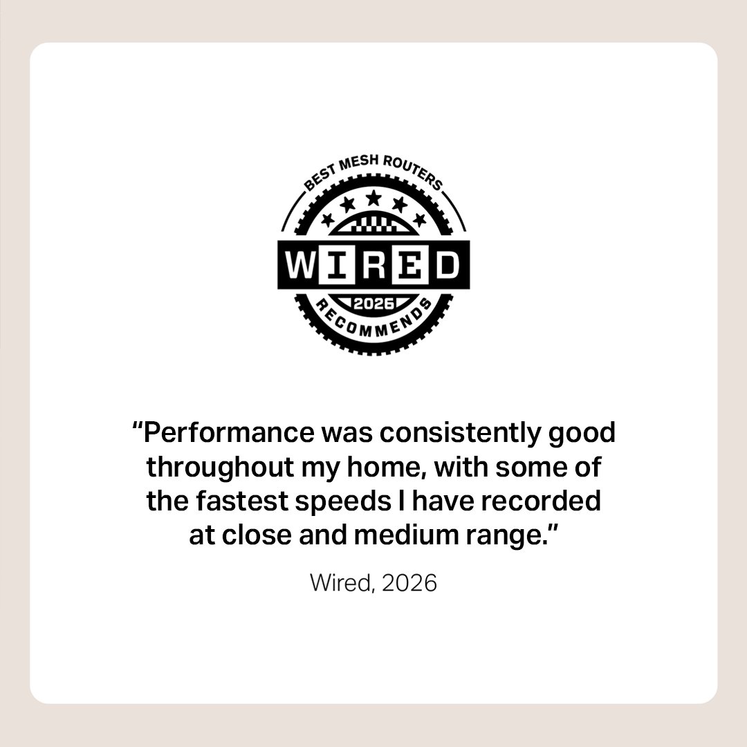 TPLINKUS's tweet image. PCMag Rated Excellent ⭐
Wired Recommends Best Mesh Routers 🏆
 
Grab the Deco 7 Pro and see what all the hype is about 🛜
Learn more: us.store.tapo.com/s/deco7pro_soc… 🔗
 
#tplink #deco #wifi7 #meshwifi #internet