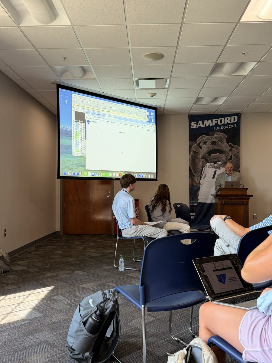MooreMotivated's tweet photo. Had the privilege to hear the best AD in the country @MartinNewton1 speak about NCAA Basketball, Faith, Leadership,  and Samford Athletics led by our student worker Karly Greene. 

Proud of Karly and her continued growth in all areas! 

#AllForSAMford https://t.co/lTNsdqFKD3