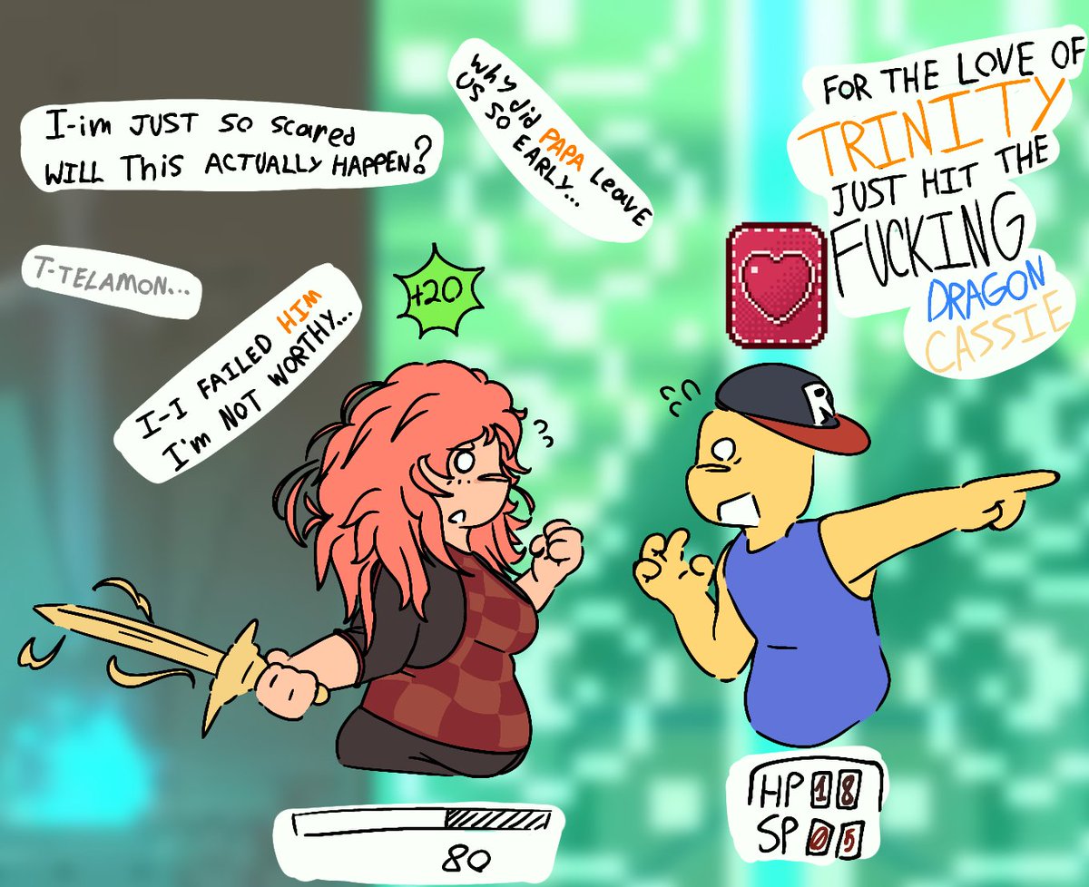 BLOCKTALES DEMO 5 SPOILERS
.
.
.
My fanart for #Blocktales chapter 5