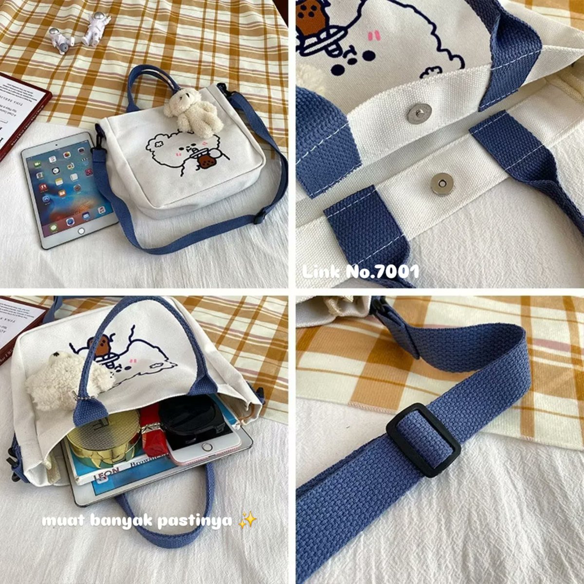 ByyNaziha's tweet image. Butuh totebag yang gemes biar mood seharian 😭

#tas #taswanita #totebag #totebagmurah #shopee