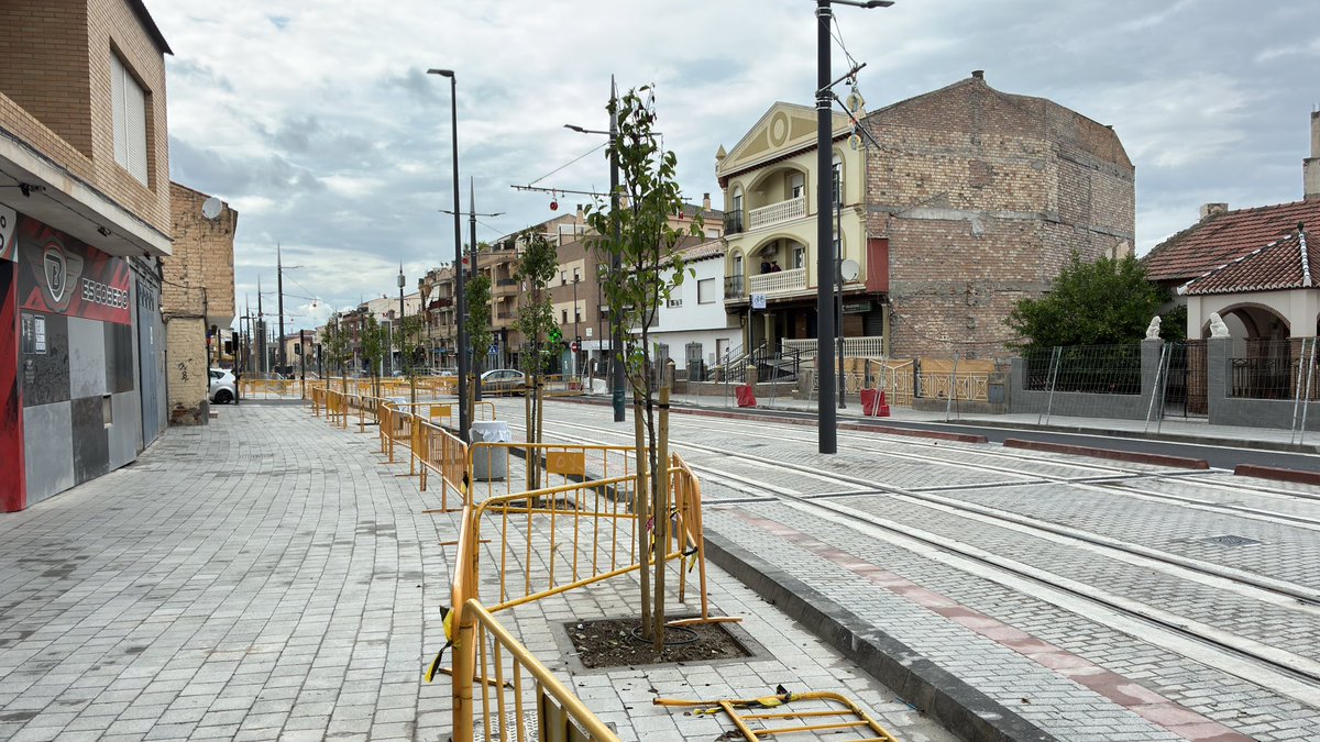 Samuel_MR17's tweet image. Últimos remates en la ampliación sur del Metro de #Granada a su paso por Armilla y Churriana de la Vega