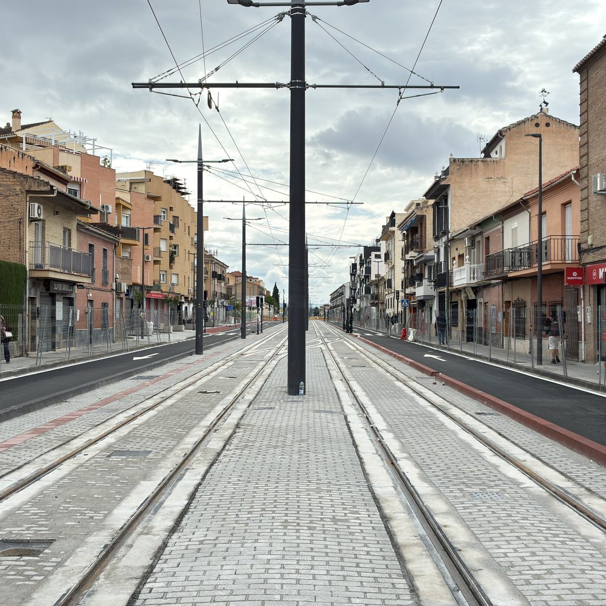 Samuel_MR17's tweet image. Últimos remates en la ampliación sur del Metro de #Granada a su paso por Armilla y Churriana de la Vega