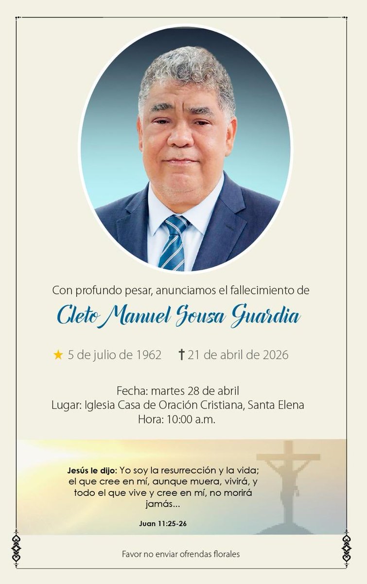 ERNESTO CEDEÑO A. tweet media