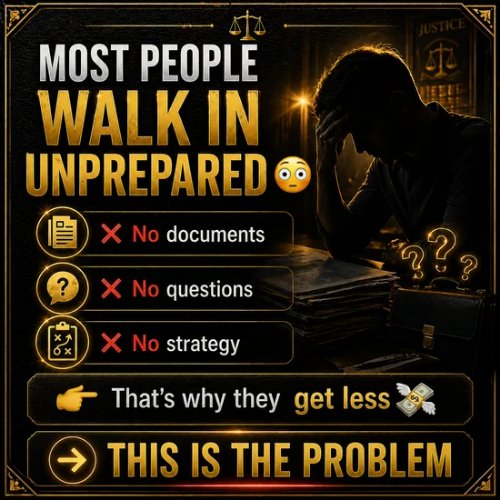 justicefinderne's tweet image. This ONE meeting can cost you thousands 💸

Your first lawyer consultation

Most people walk in unprepared 😳

No documents
No questions
No strategy

👉 Weak case

Fix it here 👇
justicefinder.net/product/attorn…

#lawyer #legalhelp #personalinjury