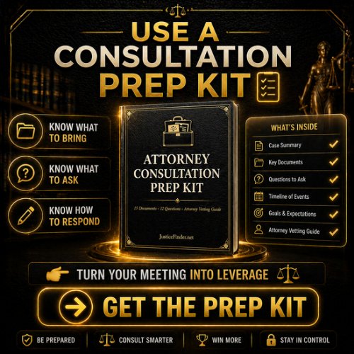 justicefinderne's tweet image. This ONE meeting can cost you thousands 💸

Your first lawyer consultation

Most people walk in unprepared 😳

No documents
No questions
No strategy

👉 Weak case

Fix it here 👇
justicefinder.net/product/attorn…

#lawyer #legalhelp #personalinjury