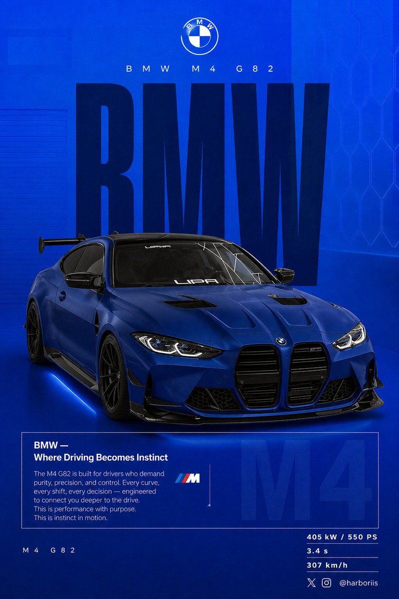 BMW M4 G82: Precision in Motion - PromptGather image 1