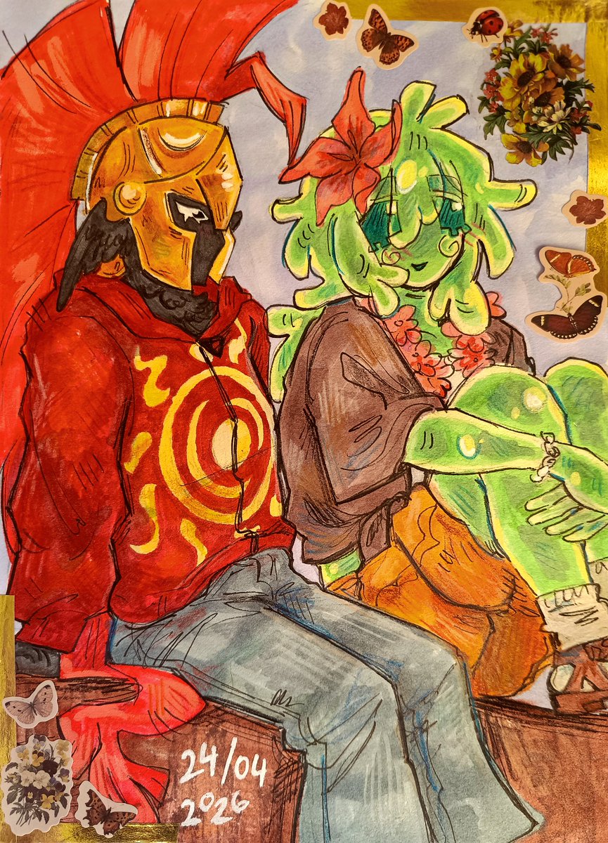 #slimeknight maxxing but they're girls here yay