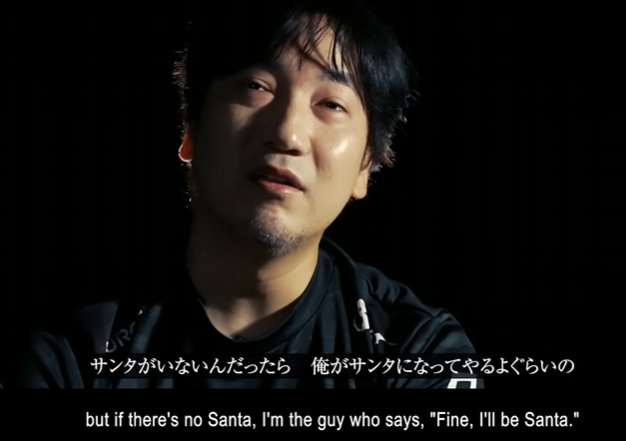 Esse vídeo do Daigo é loucura. Não sei se foi roteirizado, mas as coisas que ele fala kk:

Sobre cravarem que ele irá perder:

"Quando a gente cresce, a realidade vai batendo, como quando se descobre que o papai noel não existe. Se ele não existe, então eu serei o papai noel"