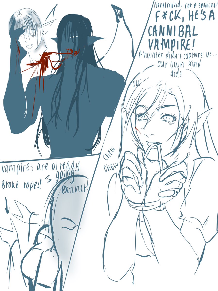 digi_noir's tweet image. Caught by the cannibal vampire war lord💕 #yanderemen #darkromancecomic #darkromance #darkromanceart #yandereart #darkfantasy #diginoir #vampiremen #joseioneshot