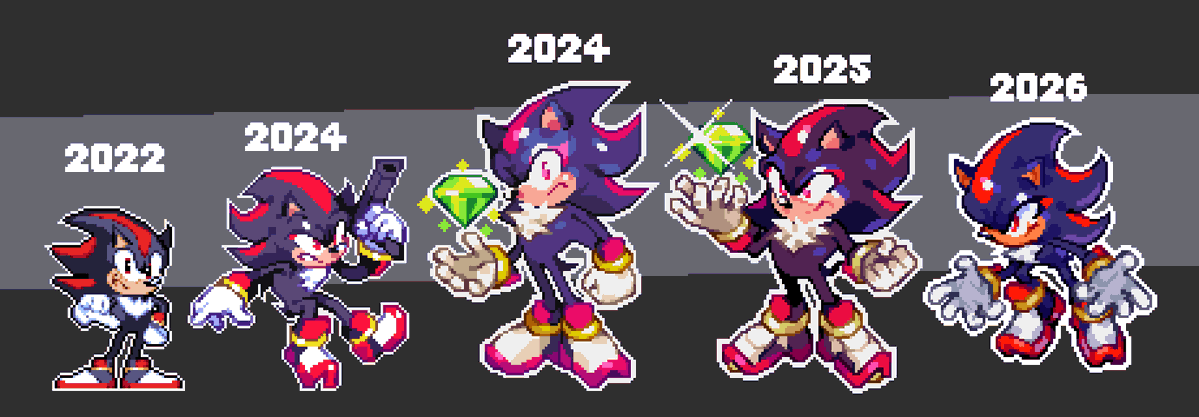 ScarletSunArts's tweet image. The Evolution Continues💎
#Sonic #Pixelart