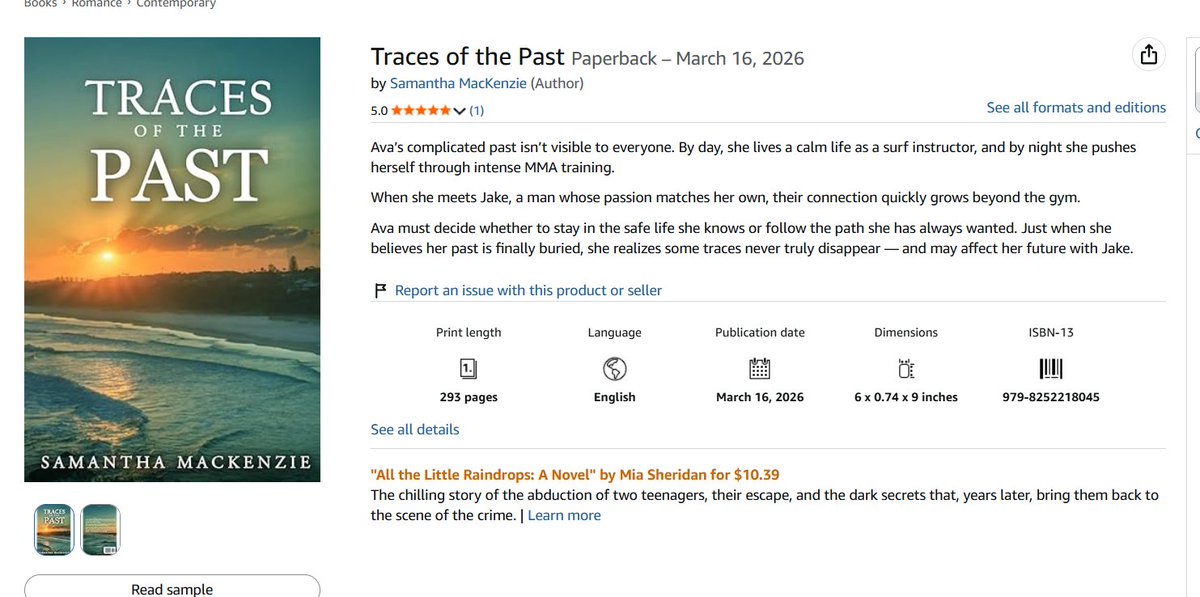 SammyMackey27's tweet image. I checked my first book on Amazon, and this is amazing! 🥳🥳
Somebody read my book and rated it 5⭐️stars ❤️
I’m so happy and grateful 🙂
#amwriting #writerscommunity #writingcommunity  #writerslife