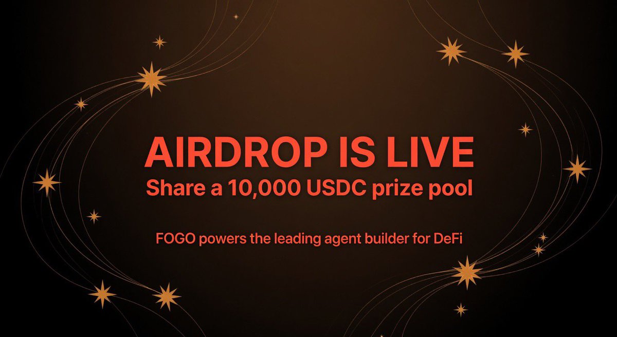 $FOGO Airdrop is LIVE 🔥 

Share a 10,000 $USDC prize pool

To participate:
☑️ RT + Follow <a href="/FogoonSol/">$FOGO</a> 
☑️ Join t.me/FogoonS
☑️ Drop $SOL wallet 

Complete the steps and earn your rewards