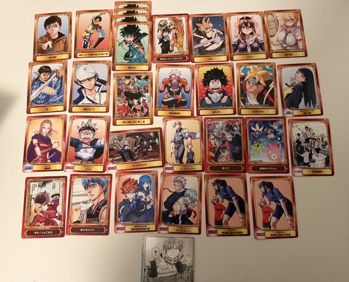 ジャンプフェア SCFカード 纏めて売り 40枚 アニメイト特典 【公式通販】