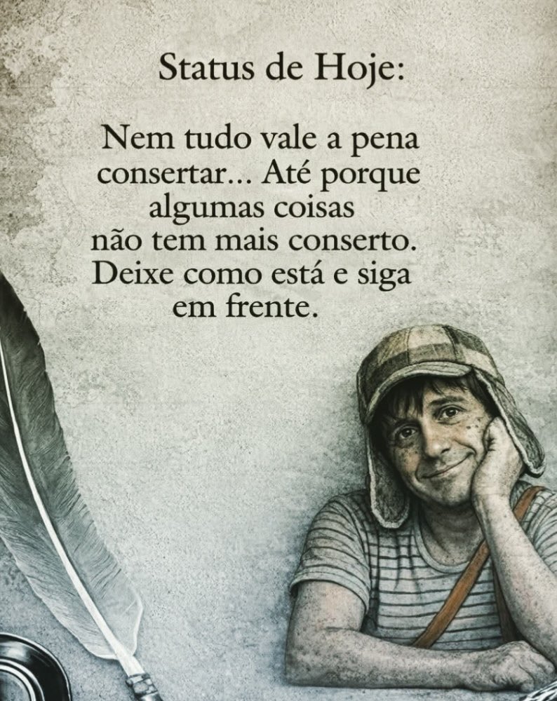 Sobre decisões …. Melhor deixar quieto !! 😉
.
Um ótimo sábado a todos !! 🙏🍀

#SabadoLigaDaJusticaSDV