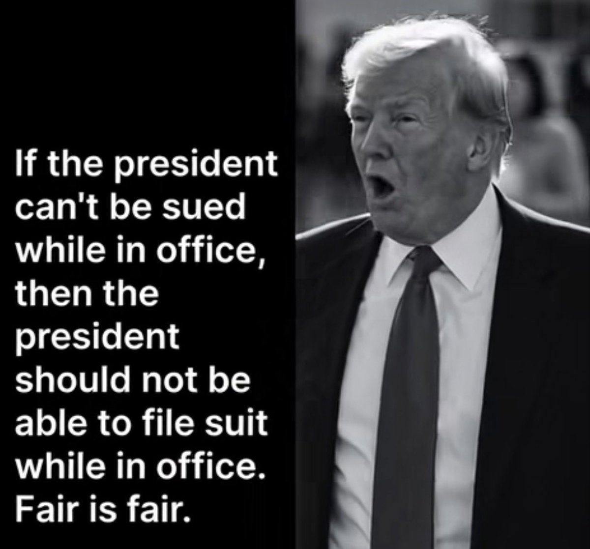 Kate9675's tweet photo. @ABC Fuck Trump! He shouldn’t be allowed to sue anyone - let alone the US Government!’ https://t.co/Uap3aZwIwb