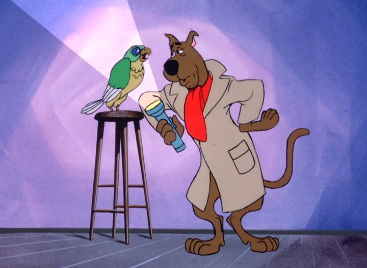 MysteryInc1969's tweet photo. What's that? #ScoobySaturday is here? 🦜🔦🤔 

Hmm.. Yup--checks out! 😆

#ScoobyDoo #SaturdayMorningCartoons https://t.co/dOvI4uLPtR