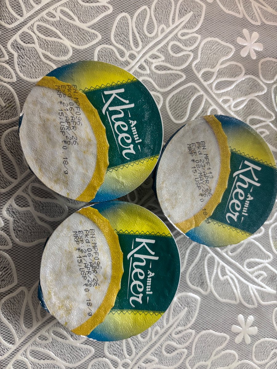 ishaileshh's tweet photo. @ZeptoNow Ordered 2 Amul kheer from Zepto — both expired. This is basic QC failure and kills brand credibility. Tried reporting it, but your app can’t even upload images. Fix your products before your PR. https://t.co/chXiFTcVoz