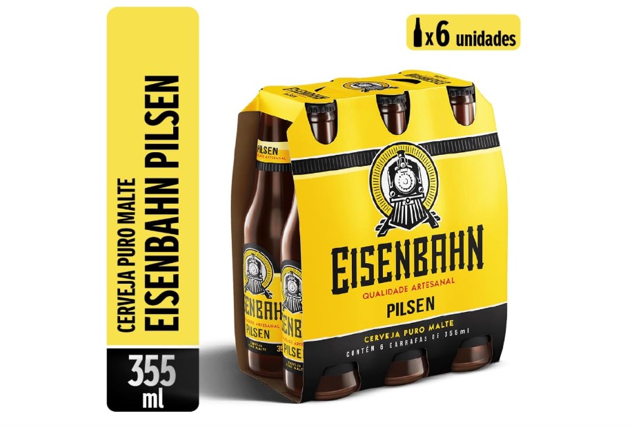 🔥 Pack de Cerveja Eisenbahn Pilsen Long Neck 355ML - 6 unidades

* R$ 23,94
* R$ 21,54 Cada Comprando 10 Unidades ou +

🔗 amzn.to/4cNxc8g

* Ofertas do Dia:  amzn.to/3Q1Kuq7

#Anúncio