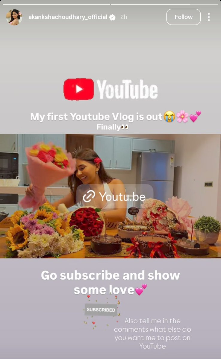 sympathy kween’s fans, go get her to 2 M..if not that, at least make it 1 M subscribers on youtube 🥹🥹… oh wait, youtube ke liye phone verification chahiye hota hai, wahan 15-15 fake IDs bana ke follow nahi kar sakte na like IG 🥹🥹😭

#SplitsvillaX6