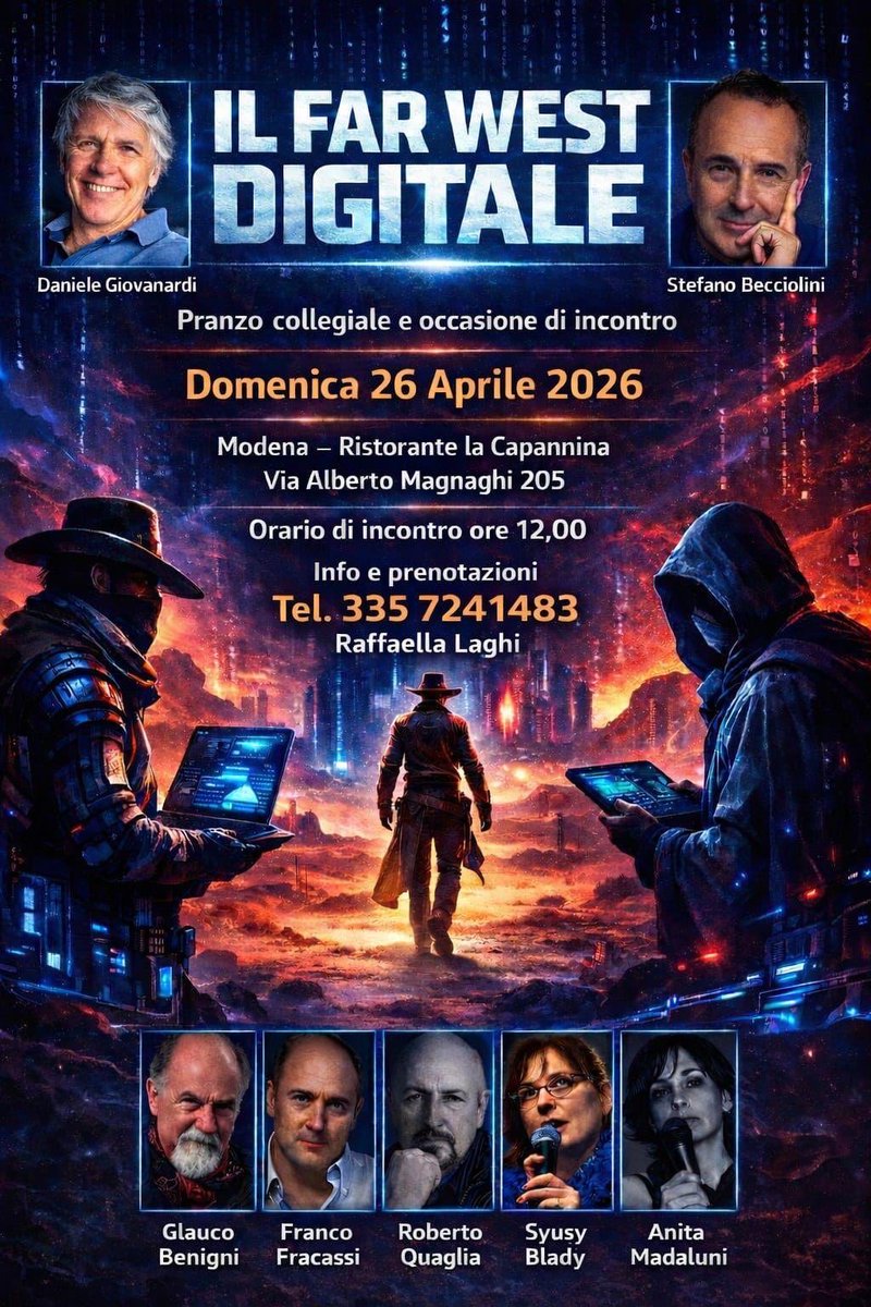 Io ci sarò, a Modena, domani, dal grande Giovanardi.