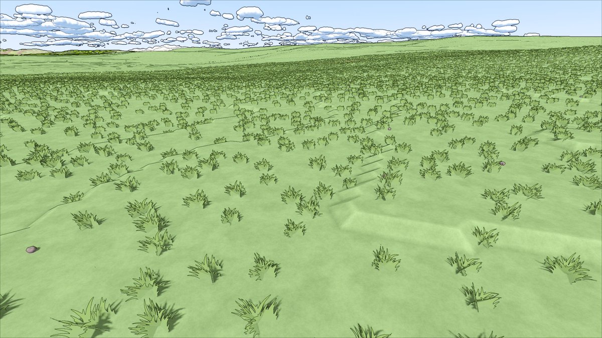 lisyarus's tweet image. Finished it - grass entities match the surface grass color, looks so much better now!

#indiedev #gamedev #indiegames #screenshotsaturday
