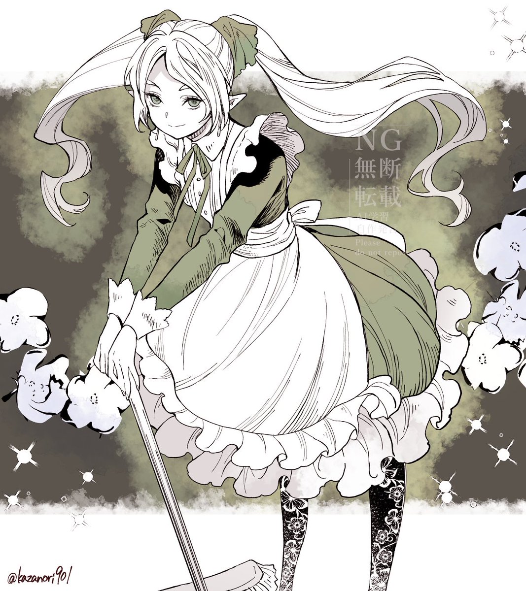kazanori901's tweet image. メイドフリーレン
