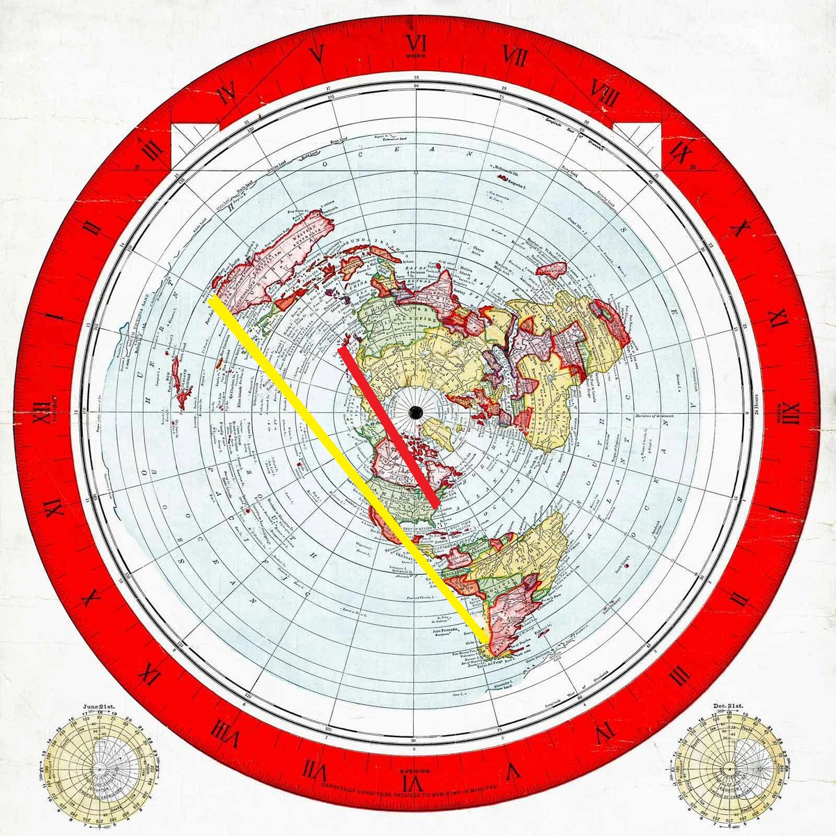 Gleason Map Distance Scale Example @AntiDisinfo86 @space_audits This model uses the same landmass layout ...