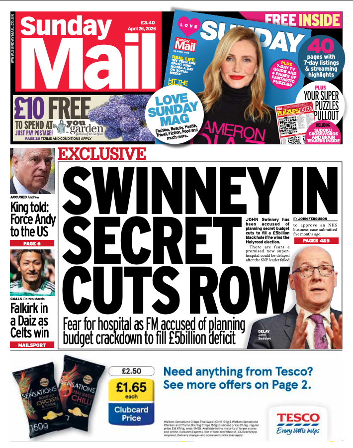 Sunday Mail tweet media