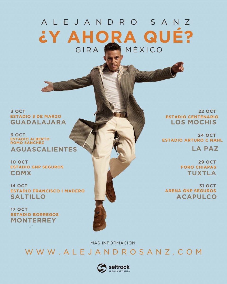 Os propuse cuatro fechas, pero cuando se trata de México siempre quiero más. 

Ampliamos a nueve noches. Nueve promesas de que lo que vamos a vivir allí no lo vamos a olvidar. ¿Y ahora qué? Ahora a vivirlo.

📍Lunes 27 de abril: Preventa Beyond
📍Martes 28 de abril: Preventa