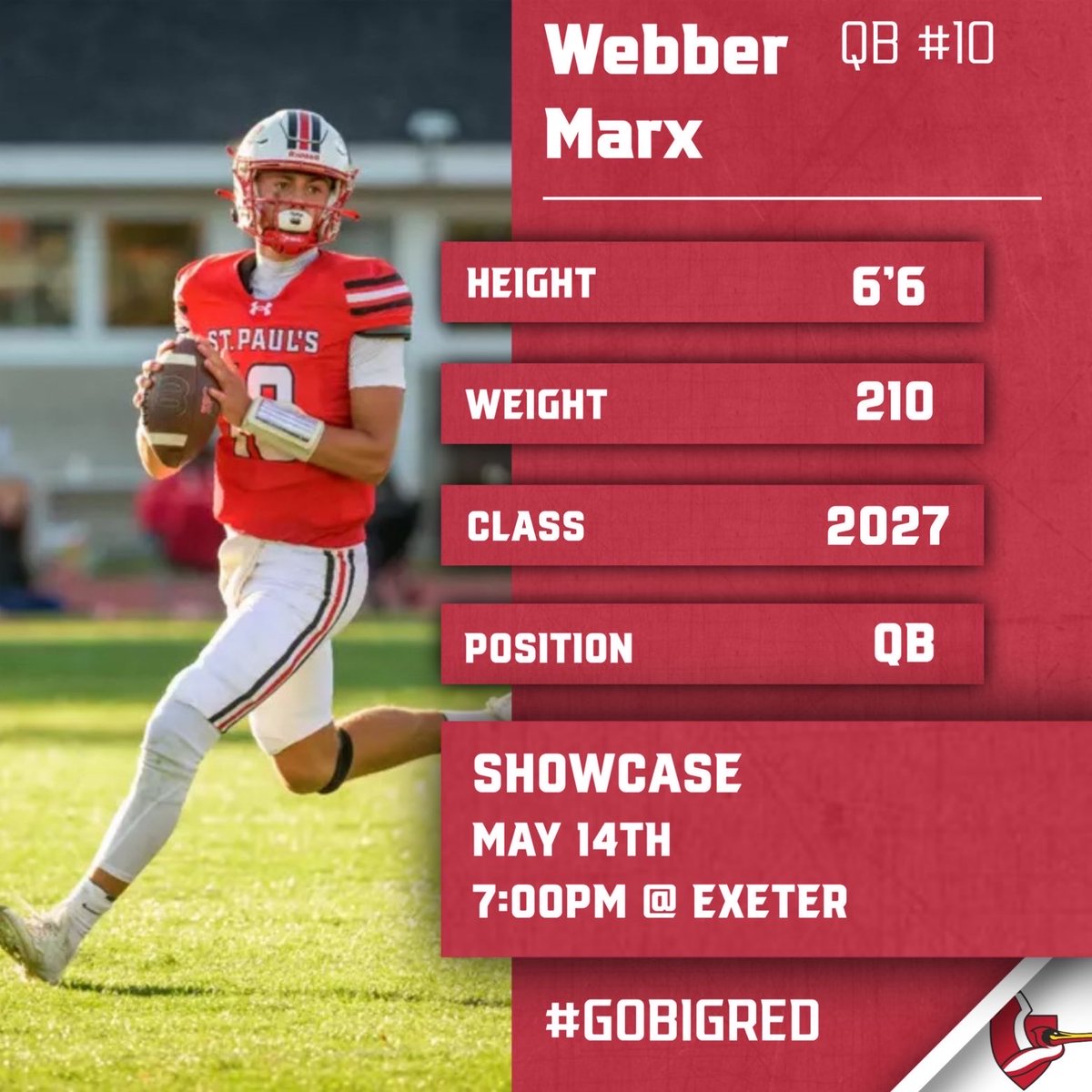 Webber Marx ‘27 QB tweet media