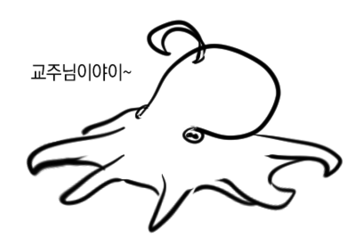 p01ypus's tweet photo. 친구가 교주님 그려줬어~😆 https://t.co/DR9IVOCXw3