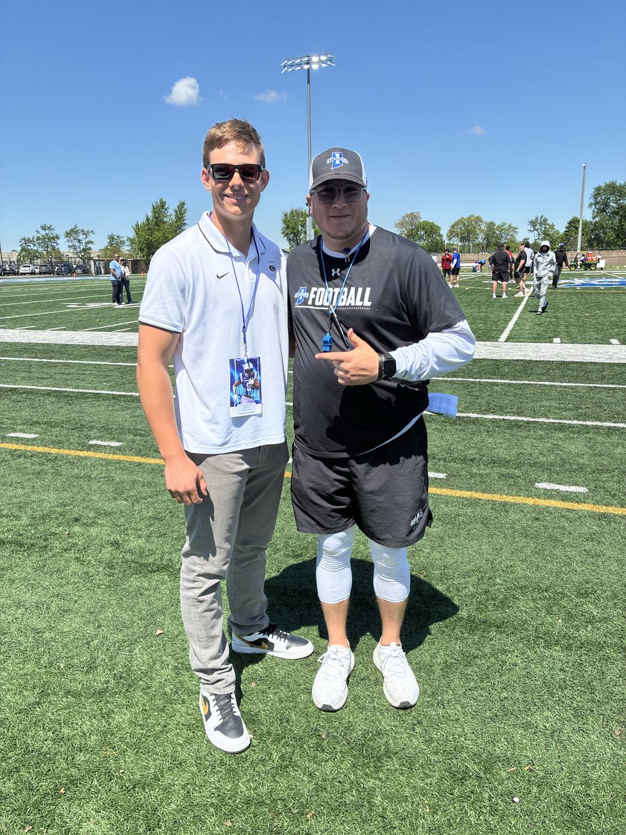 Thank you Coach Cook, Coach Hale, and Coach Mallory for a great Junior Day at Indiana State. <a href="/CmalryMallory/">Curt Mallory</a> <a href="/FBCoachHale/">Logan Hale</a> <a href="/Coach_CookISU/">Ryan Cook</a> <a href="/IndStFB/">Indiana State Football</a>