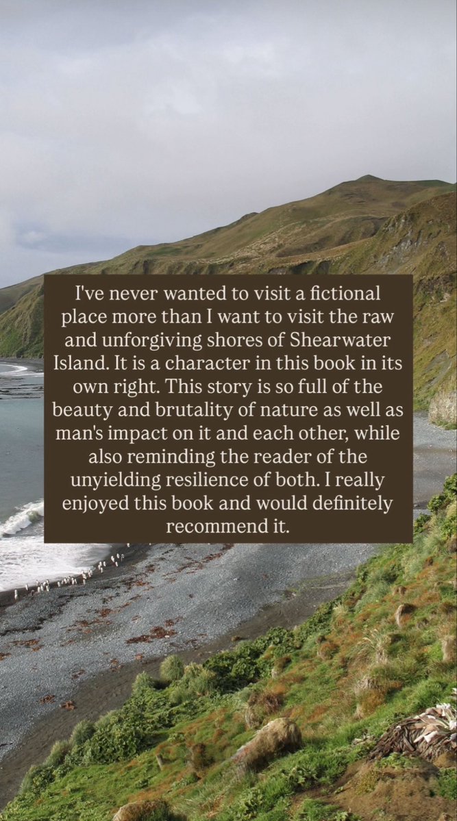 MelsBooksNook's tweet image. Take me to Shearwater Island! #review