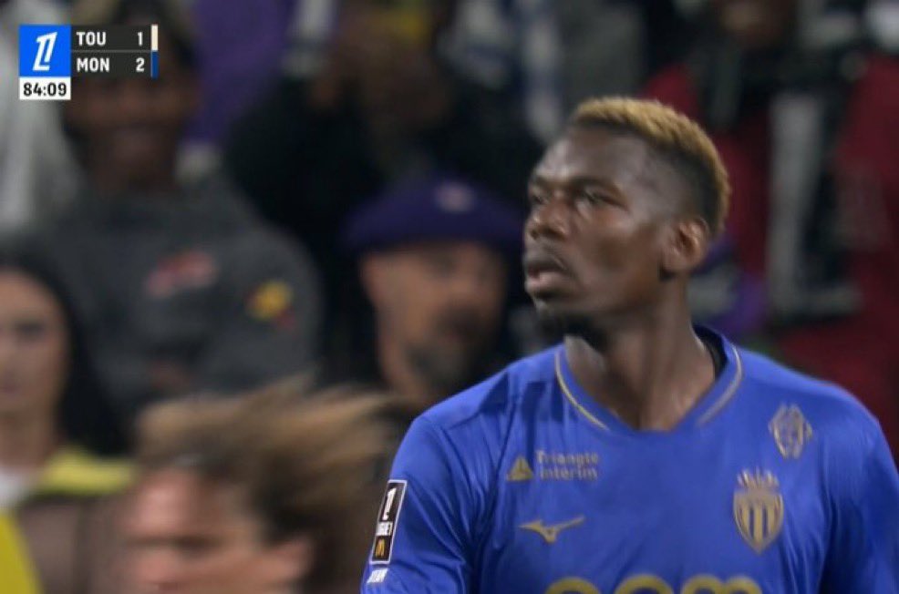 🚨 PAUL POGBA 🇫🇷 ENTRE EN JEU AVEC L’AS MONACO FACE À TOULOUSE !!! 🇲🇨